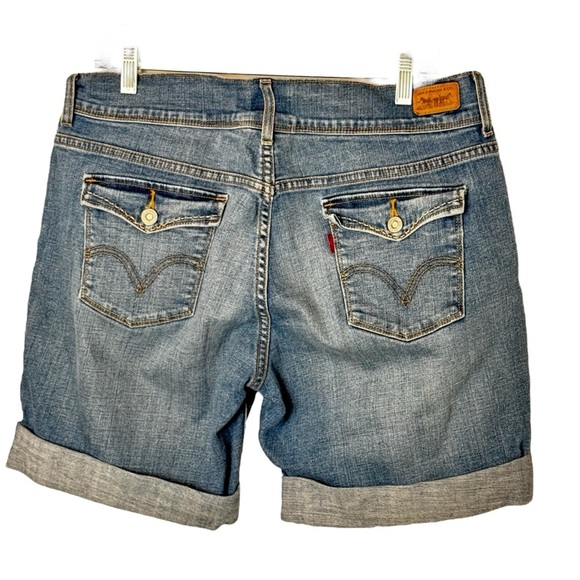 Levi’s 515 Bermuda  Shorts size 12 denim blue - Picture 3 of 12